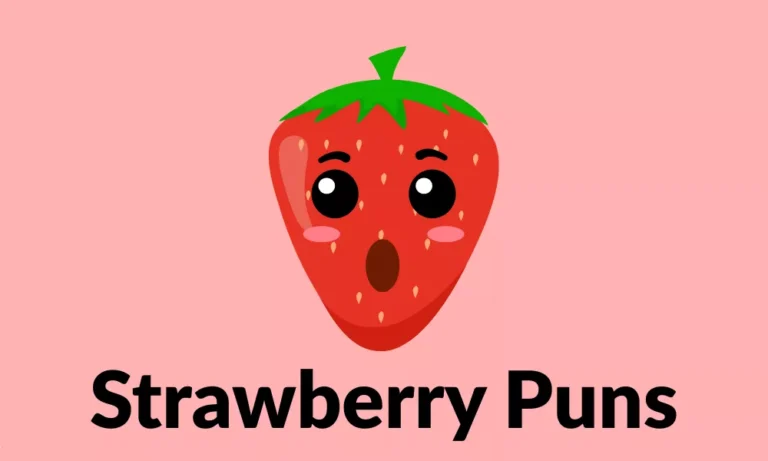 Strawberry Puns, Jokes for Kids, Caption