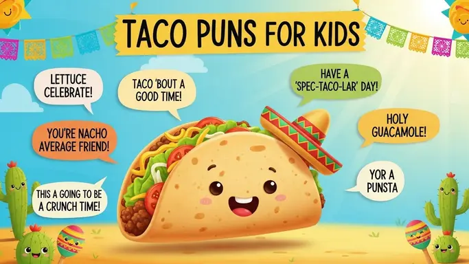 250+ Taco Puns and One Liners That Are Nacho Average Jokes