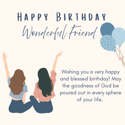 Blessing Birthday Wishes for Friend