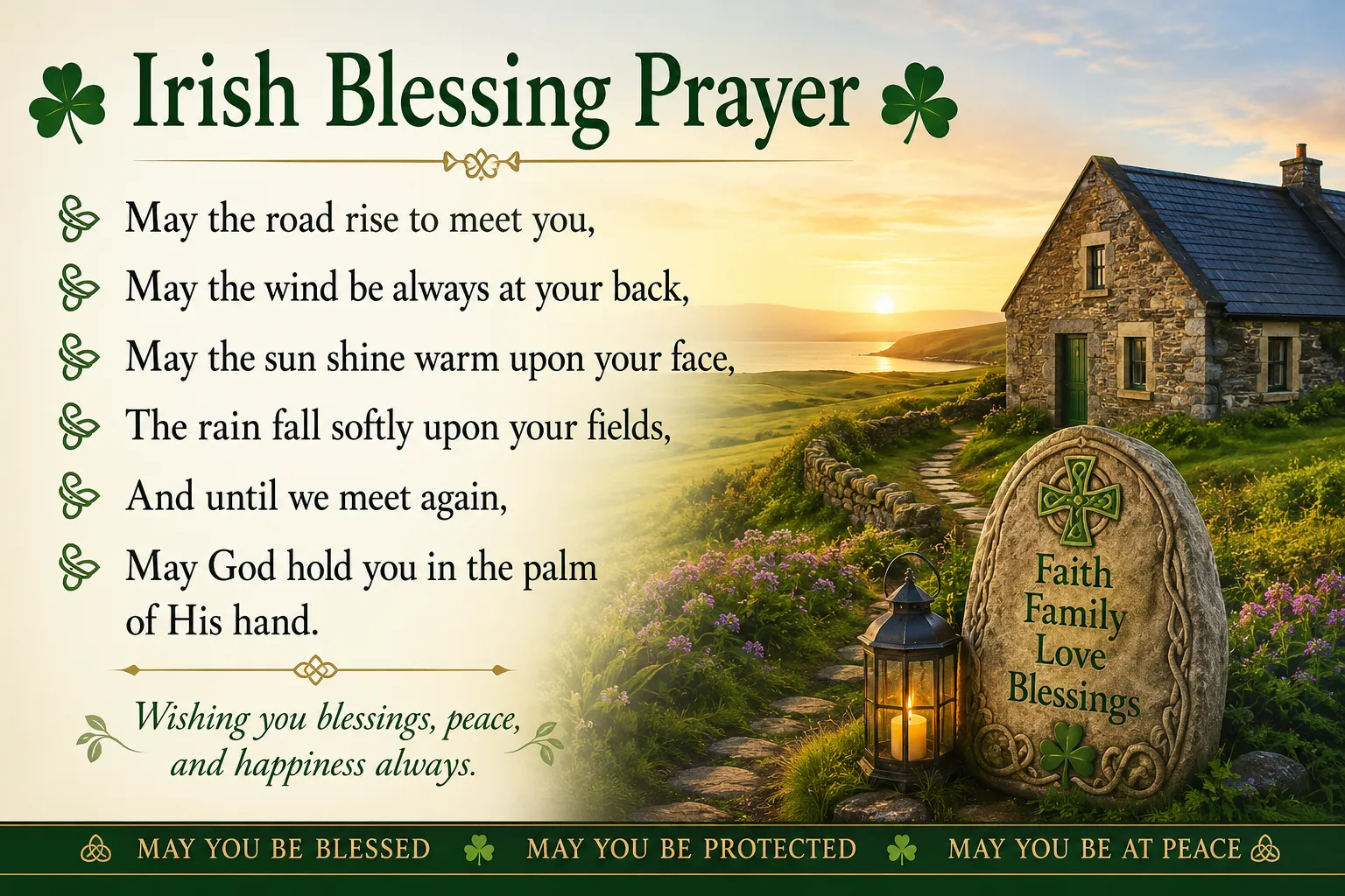 Irish Blessing Prayer